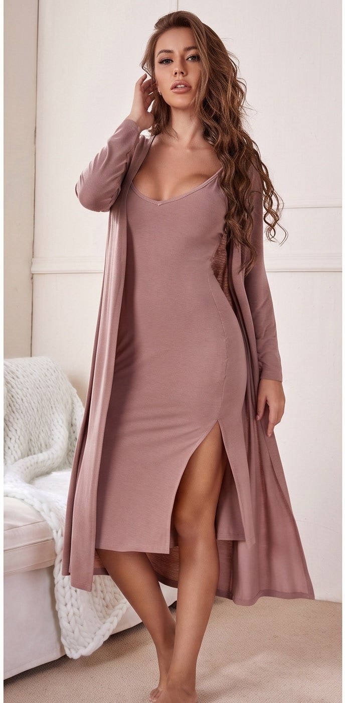 Full view of the dusty rose launch set
